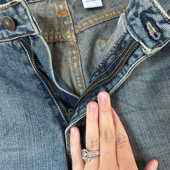 Gap distressed bootcut jeans size 10 long - Picture 3 of 9